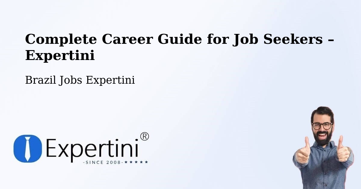 Career Guide for Job Seekers – Itapevi - Itapevi, Brazil Jobs Expertini
